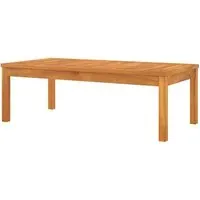 Oni Rectangular Outdoor Coffee Table - Natural, Acacia Wood