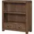 Ontario 2-Shelf Bookcase - Dark Oak