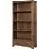 Ontario 4-Shelf Bookcase - Dark Oak