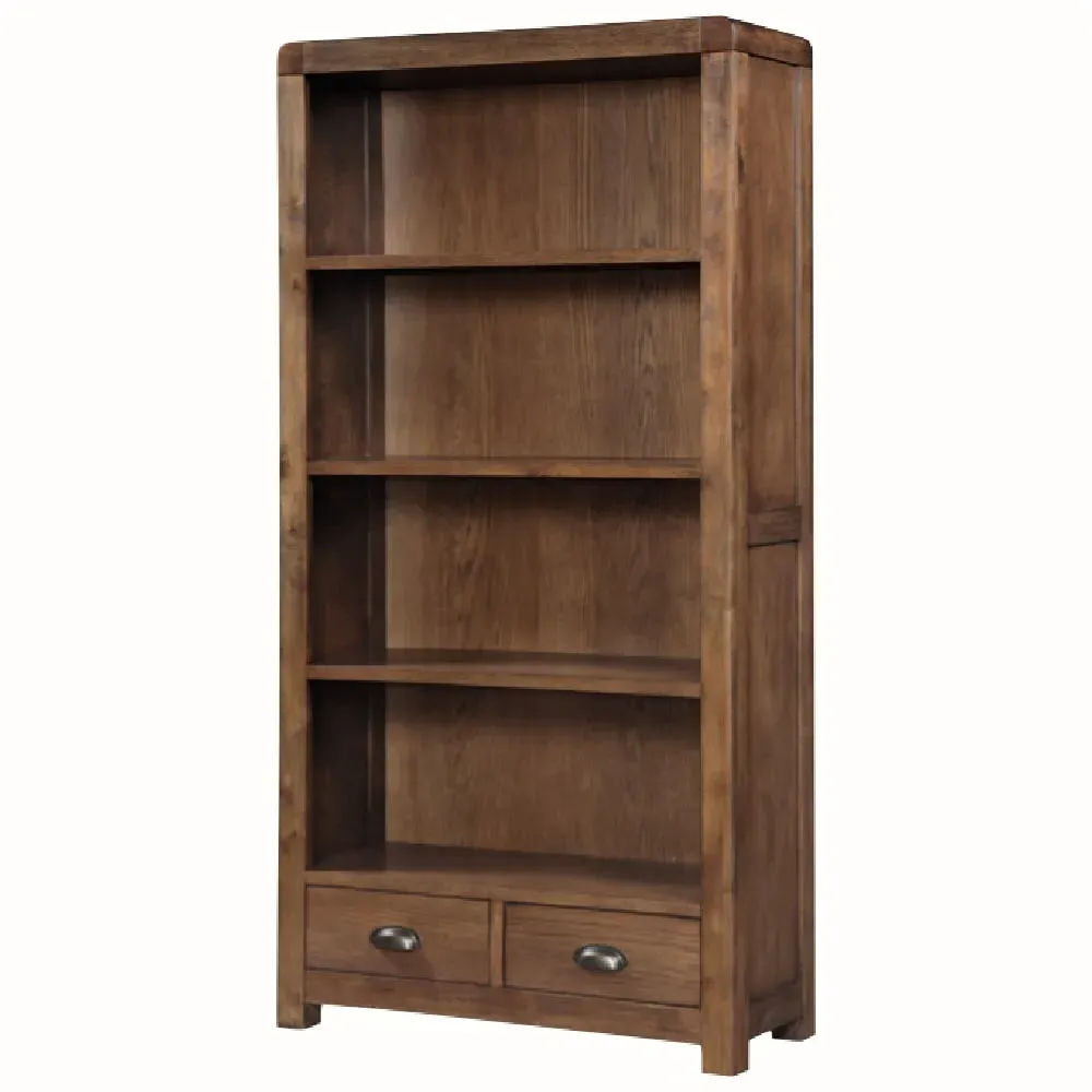 Ontario 4-Shelf Bookcase - Dark Oak image