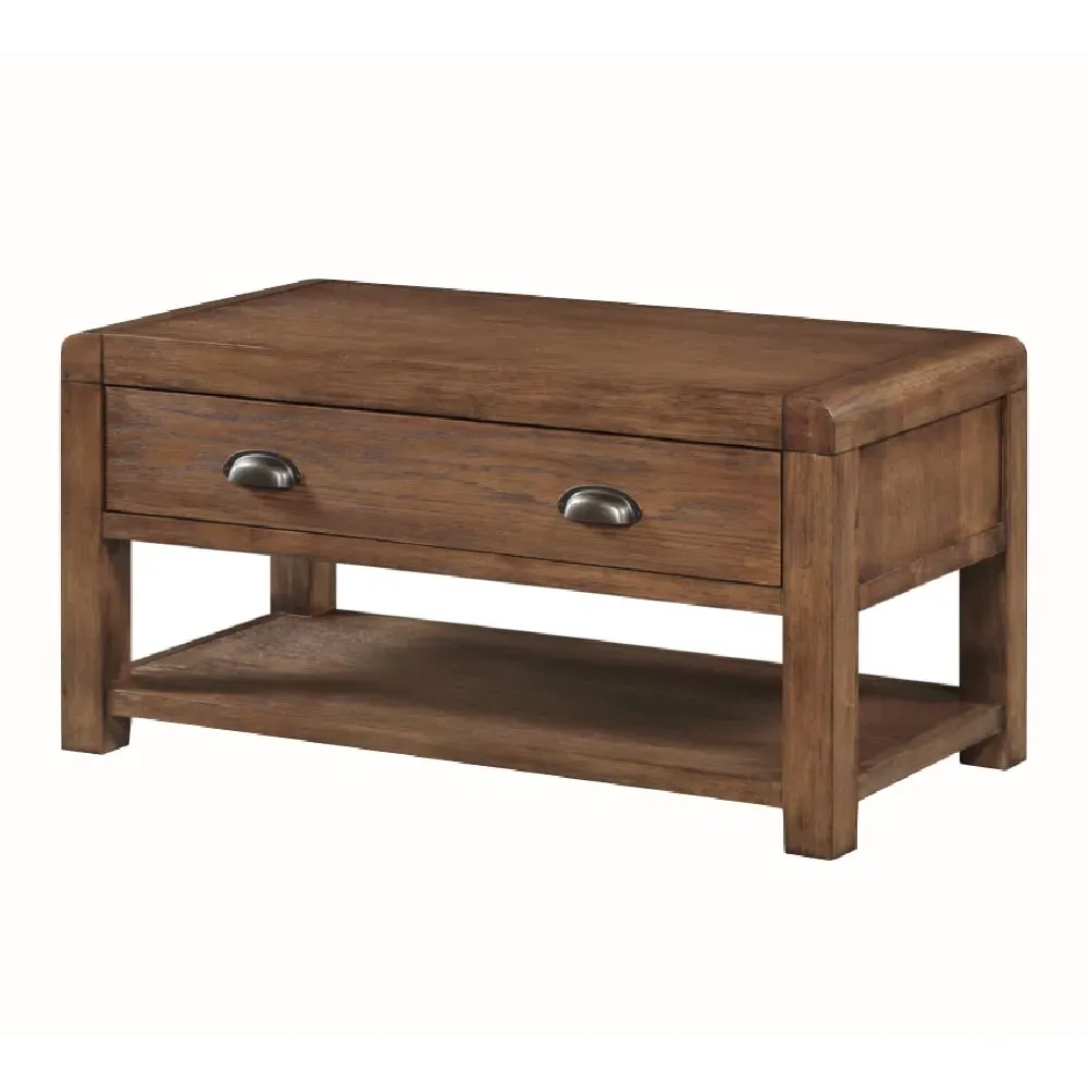 Ontario Coffee Table with Drawer - Dark Oak image