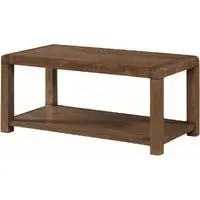 Ontario Coffee Table with Shelf - Dark Oak