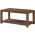 Ontario Coffee Table with Shelf - Dark Oak