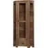 Ontario Corner Storage Cabinet with 1 Door - Dark Oak
