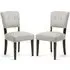 Ontario Dining Chairs Set of 2 - Beige, Fabric
