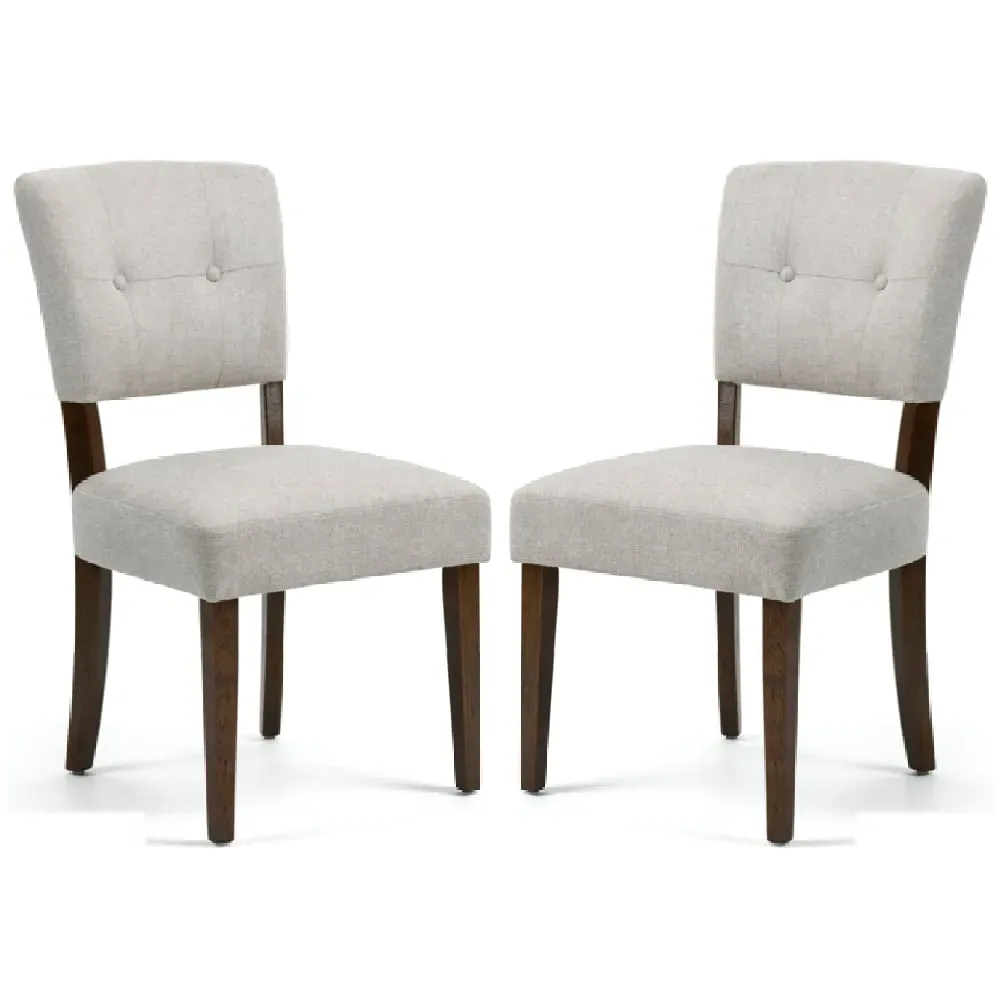 Ontario Dining Chairs Set of 2 - Beige, Fabric image