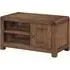 Ontario TV Stand with 1 Door - Dark Oak