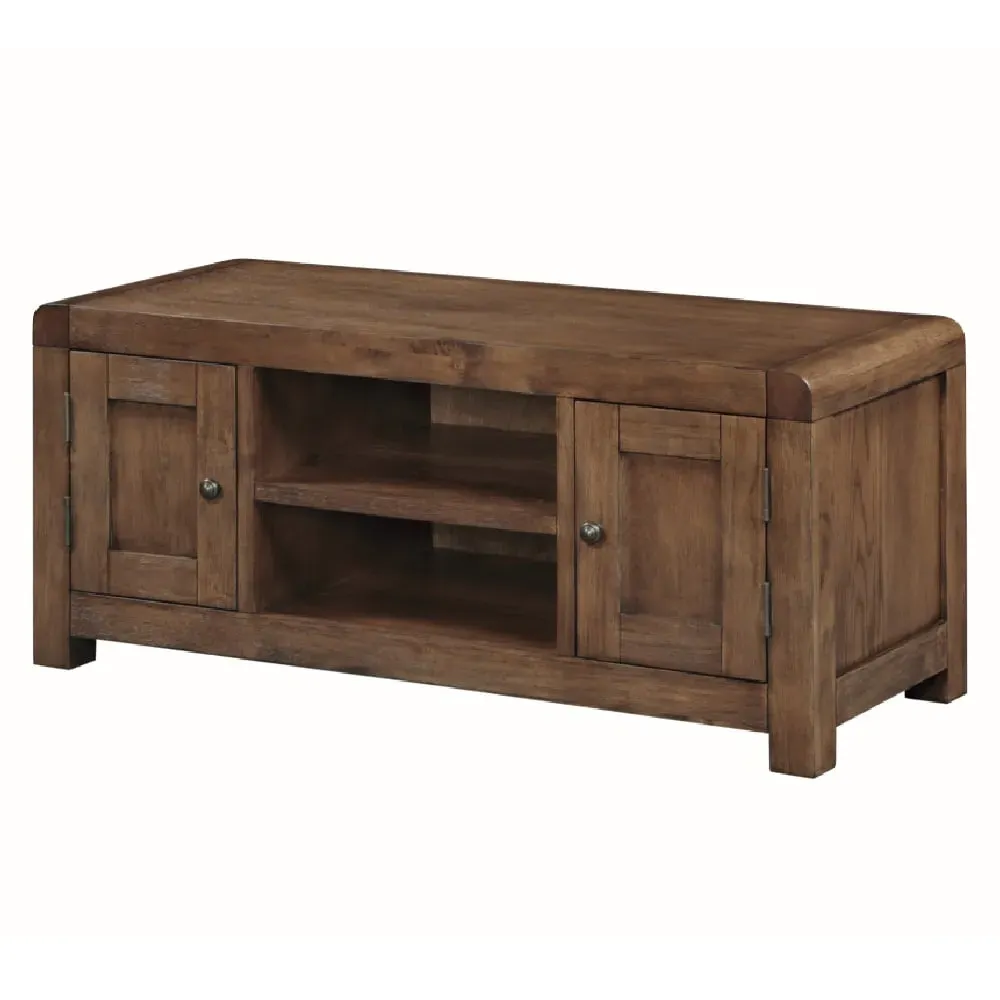 Ontario TV Stand with 2 Doors - Dark Oak image