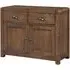 Ontario Wooden Sideboard with 2 Doors 2 Drawers - Dark Oak
