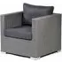 Onyx 1-Seater Outdoor Sofa - Grey, Rattan