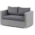 Onyx 2-Seater Outdoor Sofa - Grey, Rattan