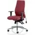 Onyx Ergo Office Chair with Arms - Ginseng Chilli, Fabric