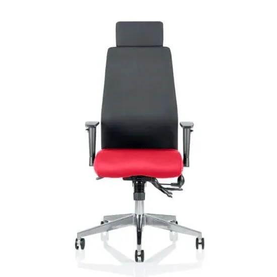 Onyx Office Chair with Headrest - Bergamot Cherry