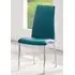 Opal Dining Chair - Teal, Faux Leather