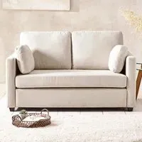Opelika 2-Seater Sofa - Beige, Chenille Fabric alternate view
