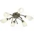 Opera 6-Light Ceiling Light - Antique Brass, Opal Glass