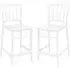 Oregon Bistro Chairs In Pair - White, Polycarbonate