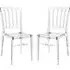 Oregon Side Chairs In Pair - Clear, Polycarbonate