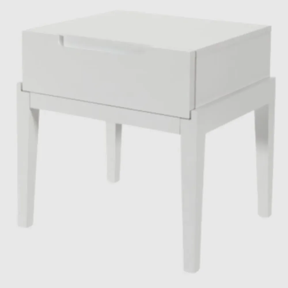 Orillia Bedside Cabinet with 1 Drawer - White