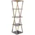 Orion 5 Tier Shelving Unit - Black, Rose Gold