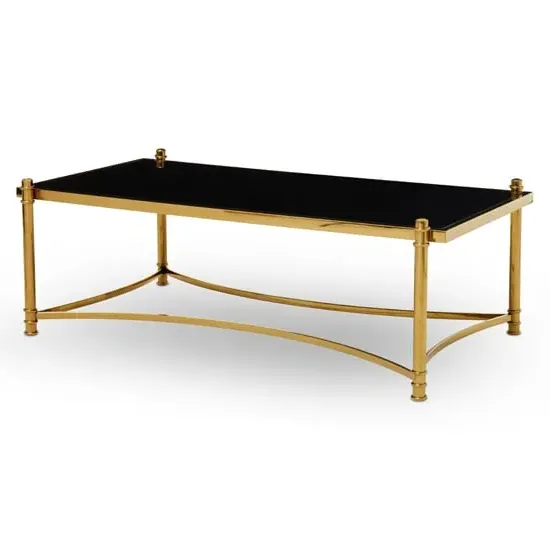 Orion Coffee Table - Black, Gold