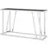 Orion Console Table - Black, Chrome