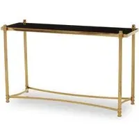 Orion Console Table - Black, Gold