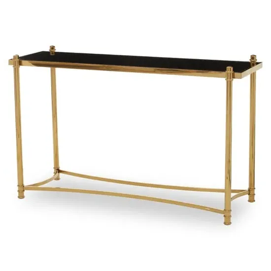 Orion Console Table - Black, Gold
