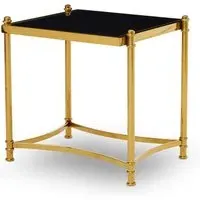 Orion Side Table - Black, Gold