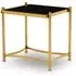 Orion Side Table - Black, Gold