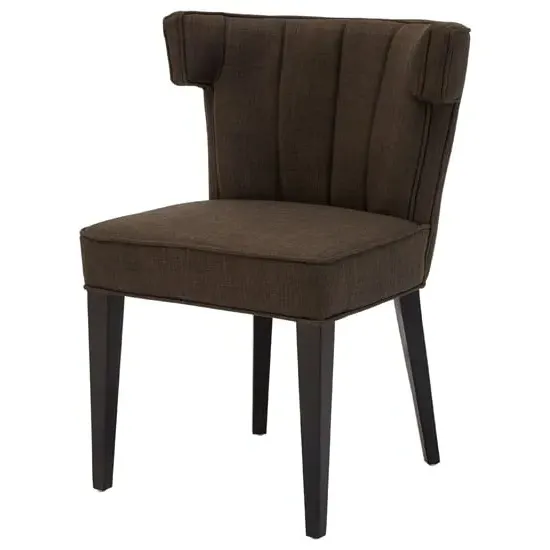 Orizone Dining Chair Channel Tufted - Grey, Linen product