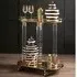 Orizone Oval Drinks Trolley - Gold, Glass