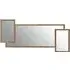 Orizone Wall Mirror with Stainless Steel Frame - Gold