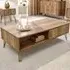 Ormskirk Coffee Table with 2 Drawers - Oak, Wood