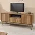Ormskirk TV Stand with 2 Doors 1 Drawer - Oak, Wood