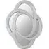 Ornakape Elliptical Design Wall Mirror - Silver
