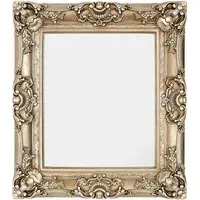 Ornatis Square Neoclassical Wall Mirror - Champagne