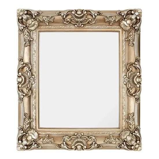 Ornatis Square Neoclassical Wall Mirror - Champagne