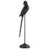 Oro Large Parrot Sculpture - Black, Aluminium