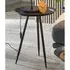 Orono Small Round Side Table - Black, Metal