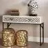 Orphee Console Table with Storage - White, Fir Wood