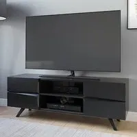 Orsha TV Stand with 4 Drawers - Black