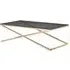 Orson Coffee Table - Gold, Smoked Glass
