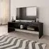Orya TV Stand with Undershelf - Black, Chipboard