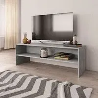 Orya TV Stand with Undershelf - Concrete Effect, Chipboard