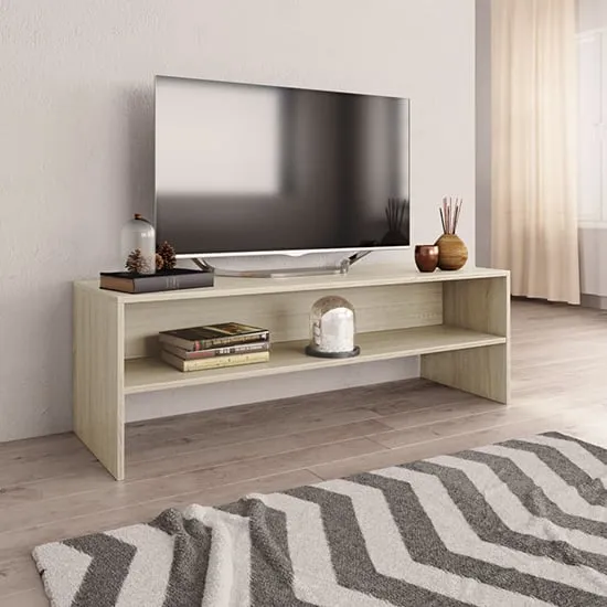Orya TV Stand with Undershelf - Sonoma Oak, Chipboard