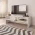 Orya TV Stand with Undershelf - White, Chipboard