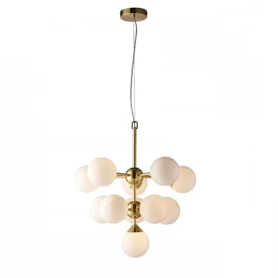 Oscar 11-Light Wall Hung Pendant Light - Brushed Gold, Metal product
