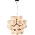 Oscar 28 Light Pendant Light - Satin Nickel, Opal Glass