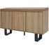 Otell Sideboard with U-Shaped Base - Natural, MDF
